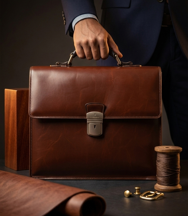 Cordovan Meridian Briefcase Image